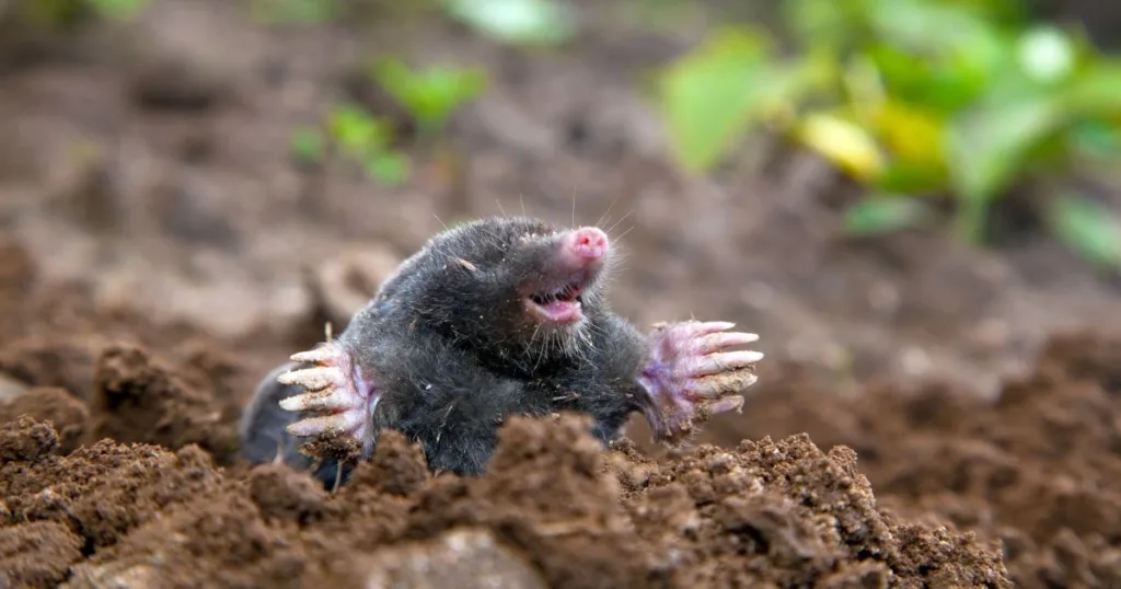 do moles bite