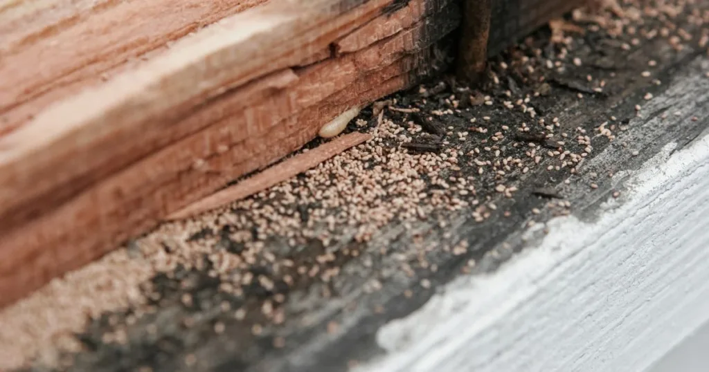 termite poop