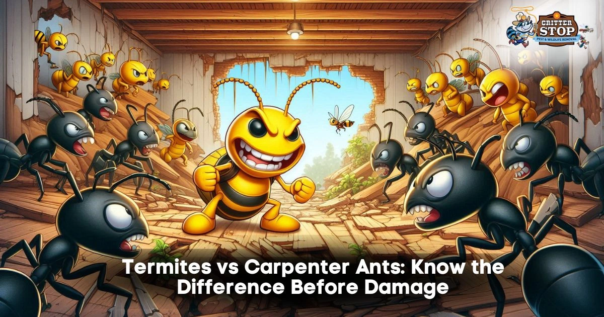 termites vs carpenter ants