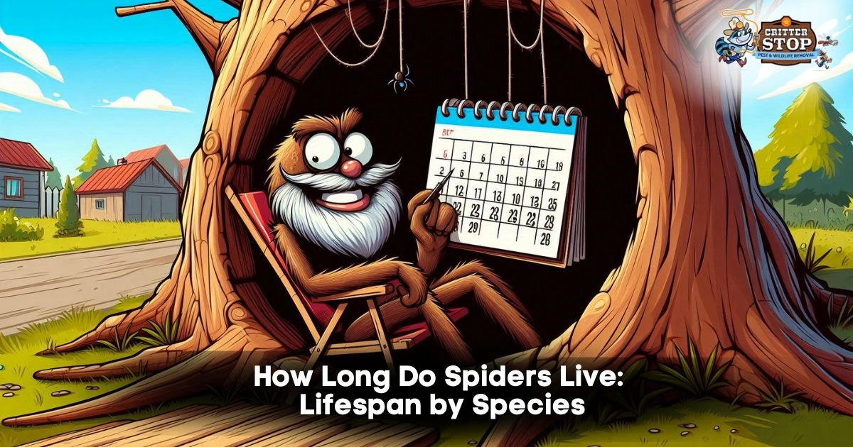 how long do spiders live