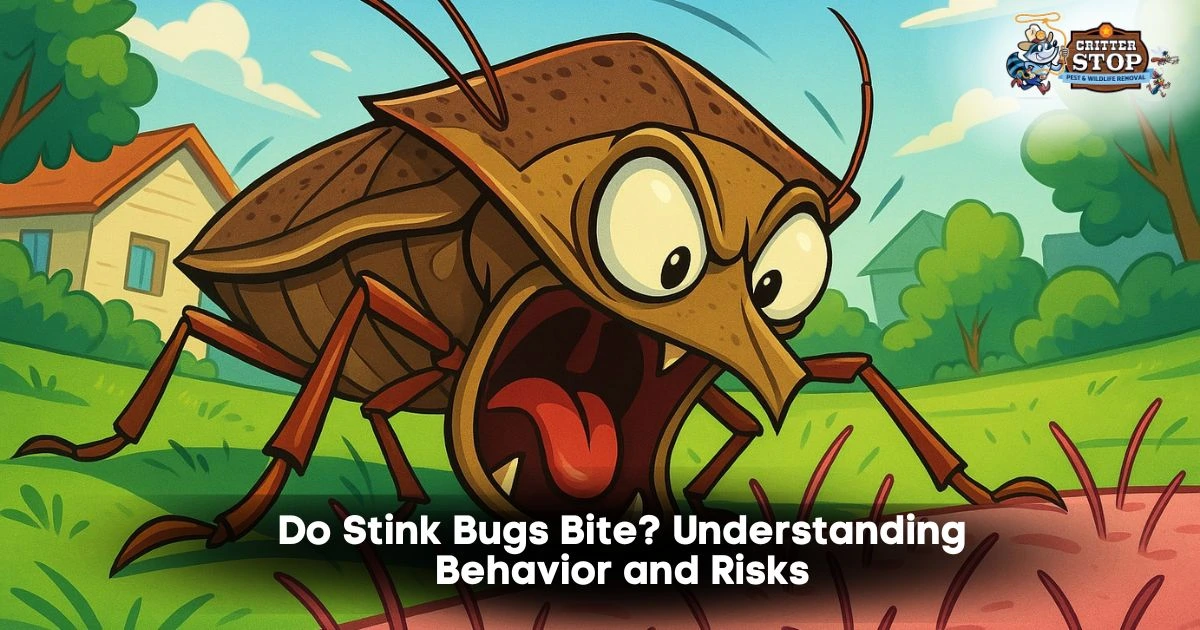 do stink bugs bite