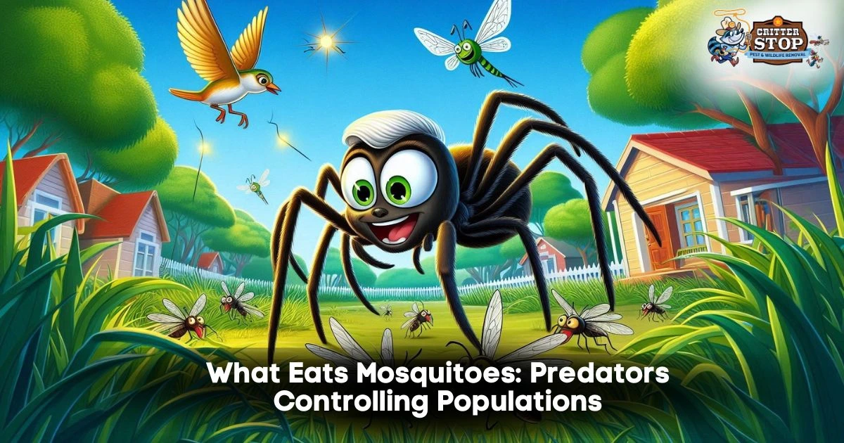 what eats mosquitoes