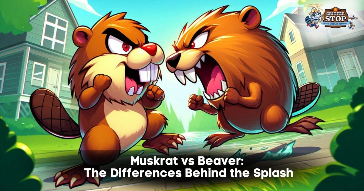 muskrat vs beaver