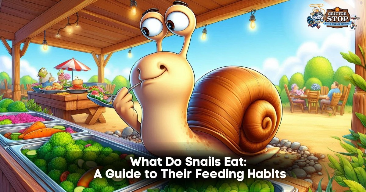 what do snails eat