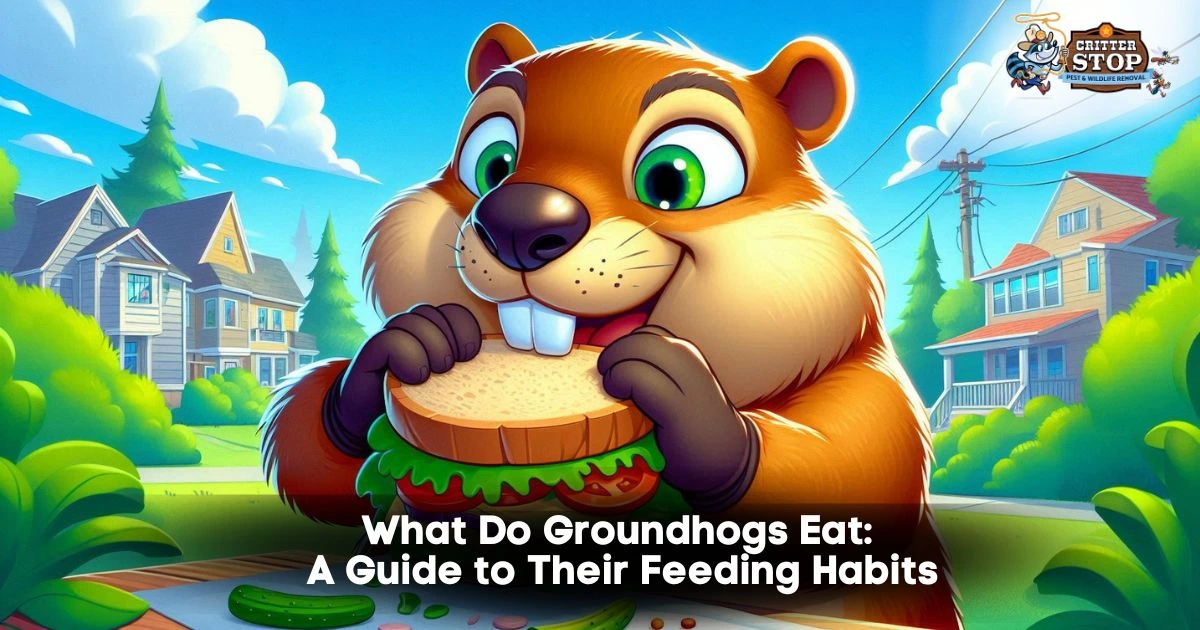 what do groundhogs eat