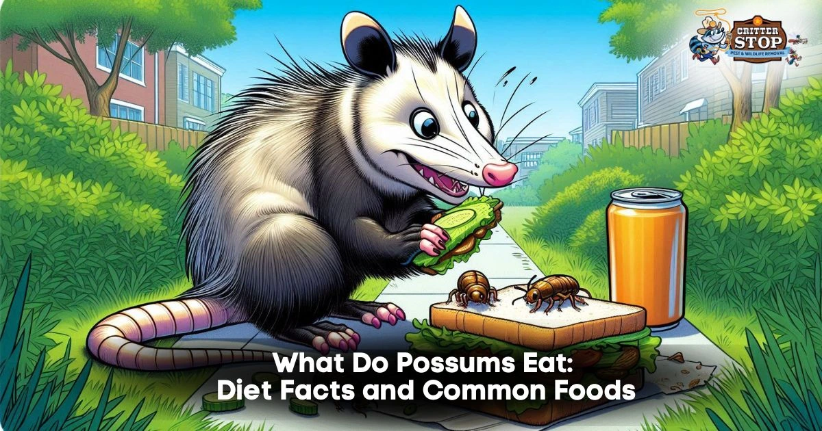 what do possums eat