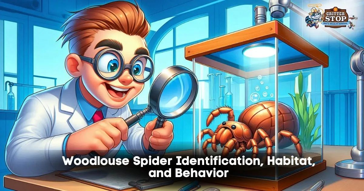 Woodlouse Spider Identification, Habitat, and Behavior