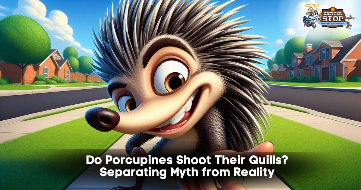 do porcupines shoot their quills