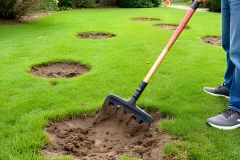 professional mole removal services soil damage