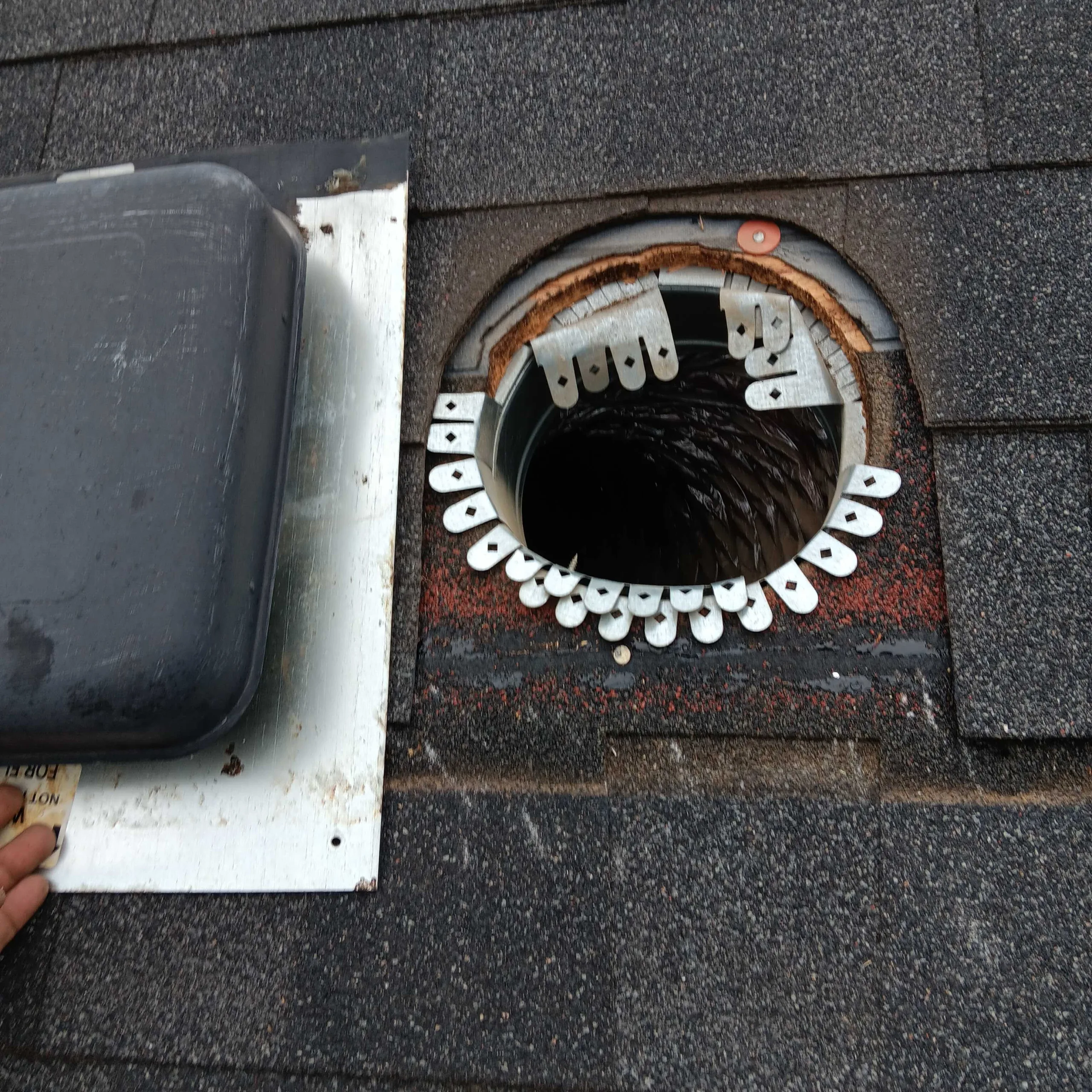 Copy of 15 Sealing a box vent Before